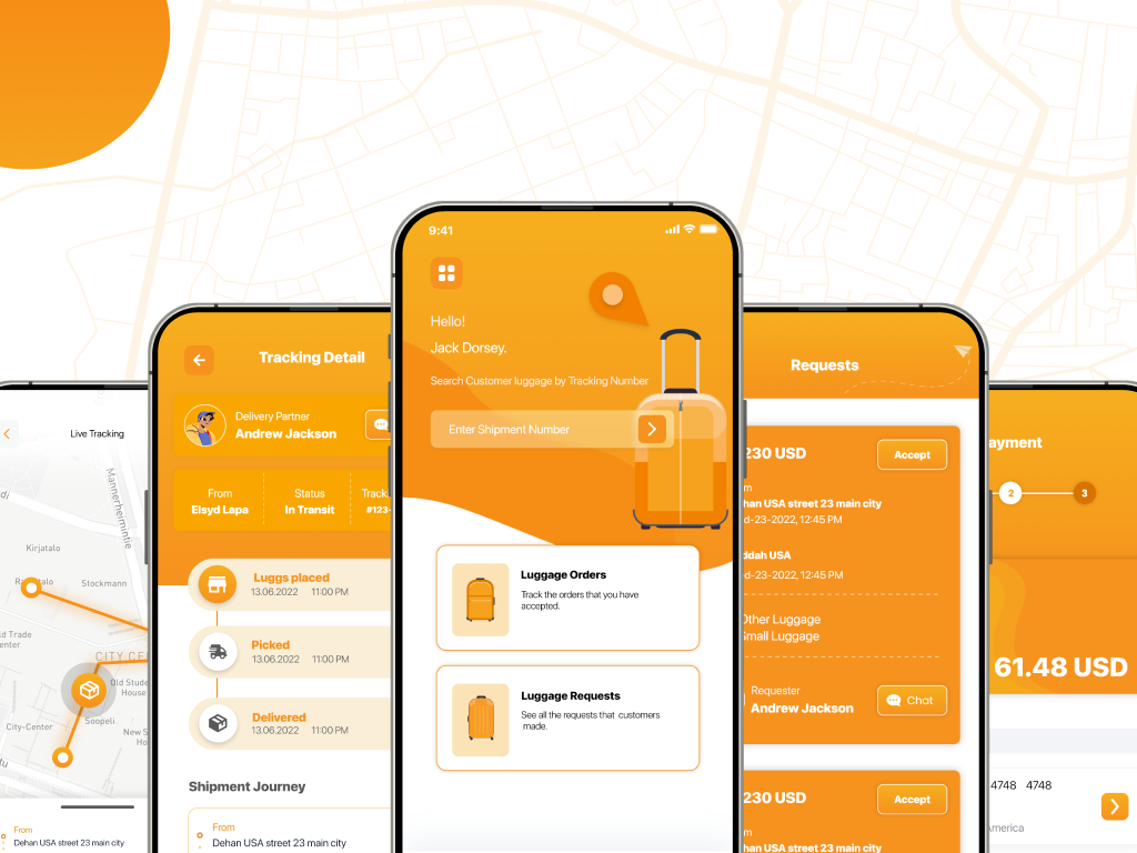 AirTrackr air luggage tracking mobile application